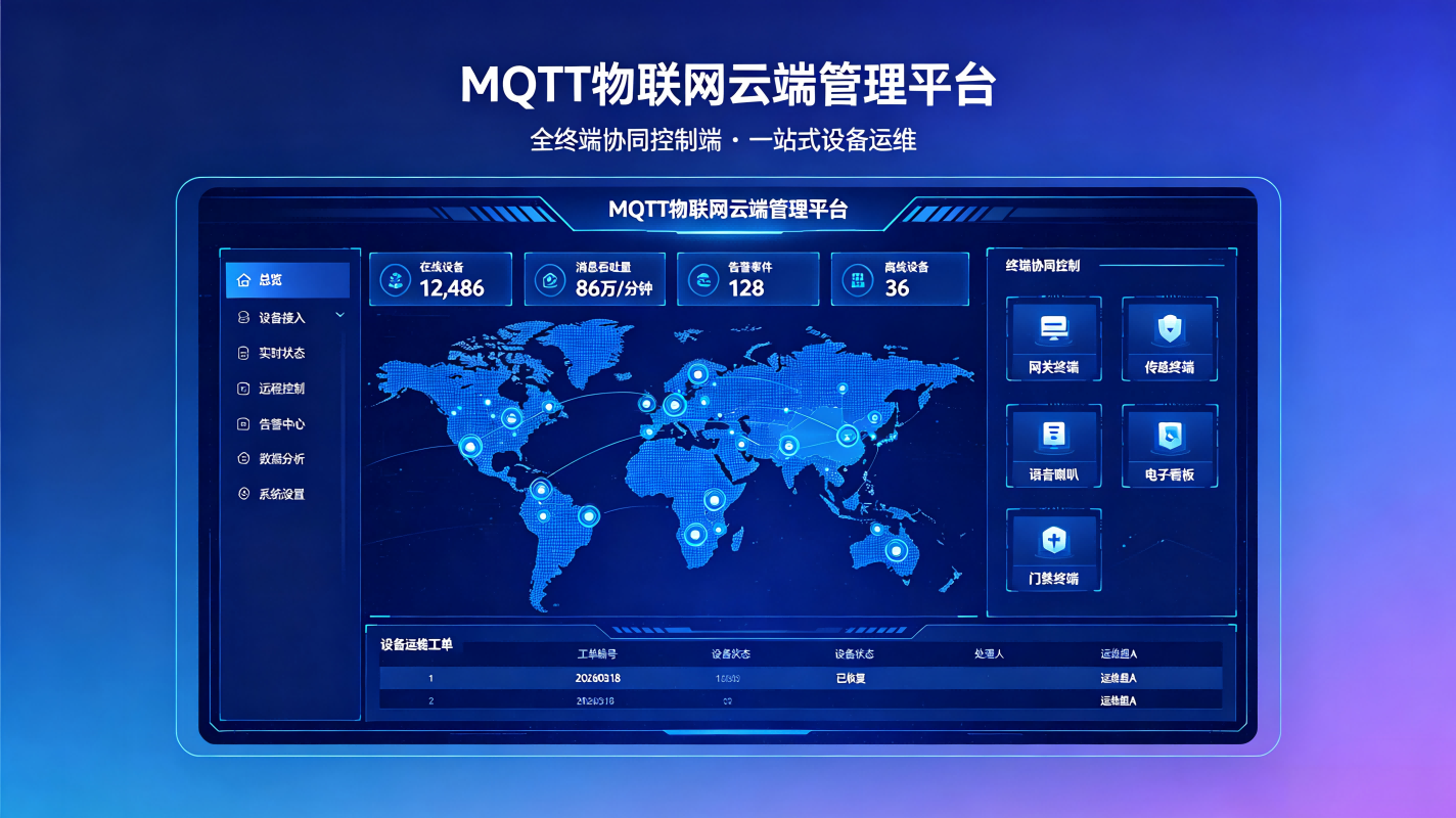物联网管理平台界面图