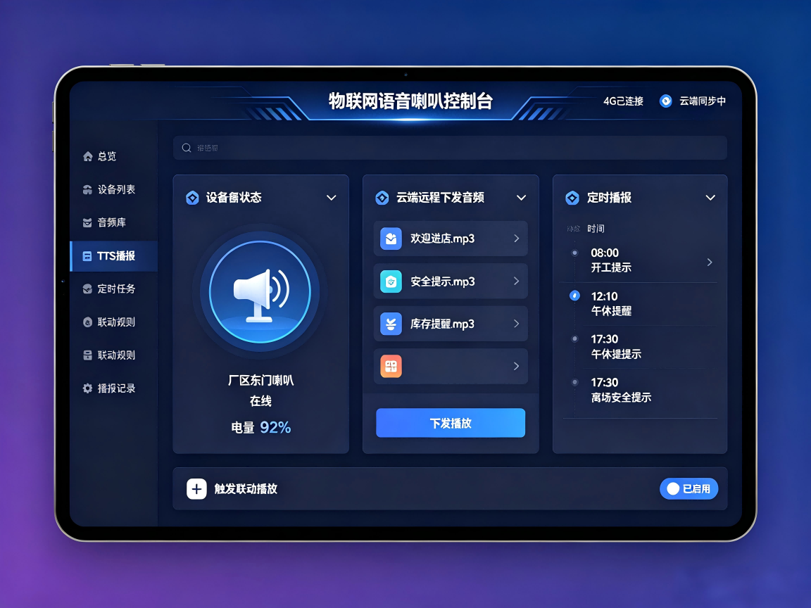 物联网语音喇叭